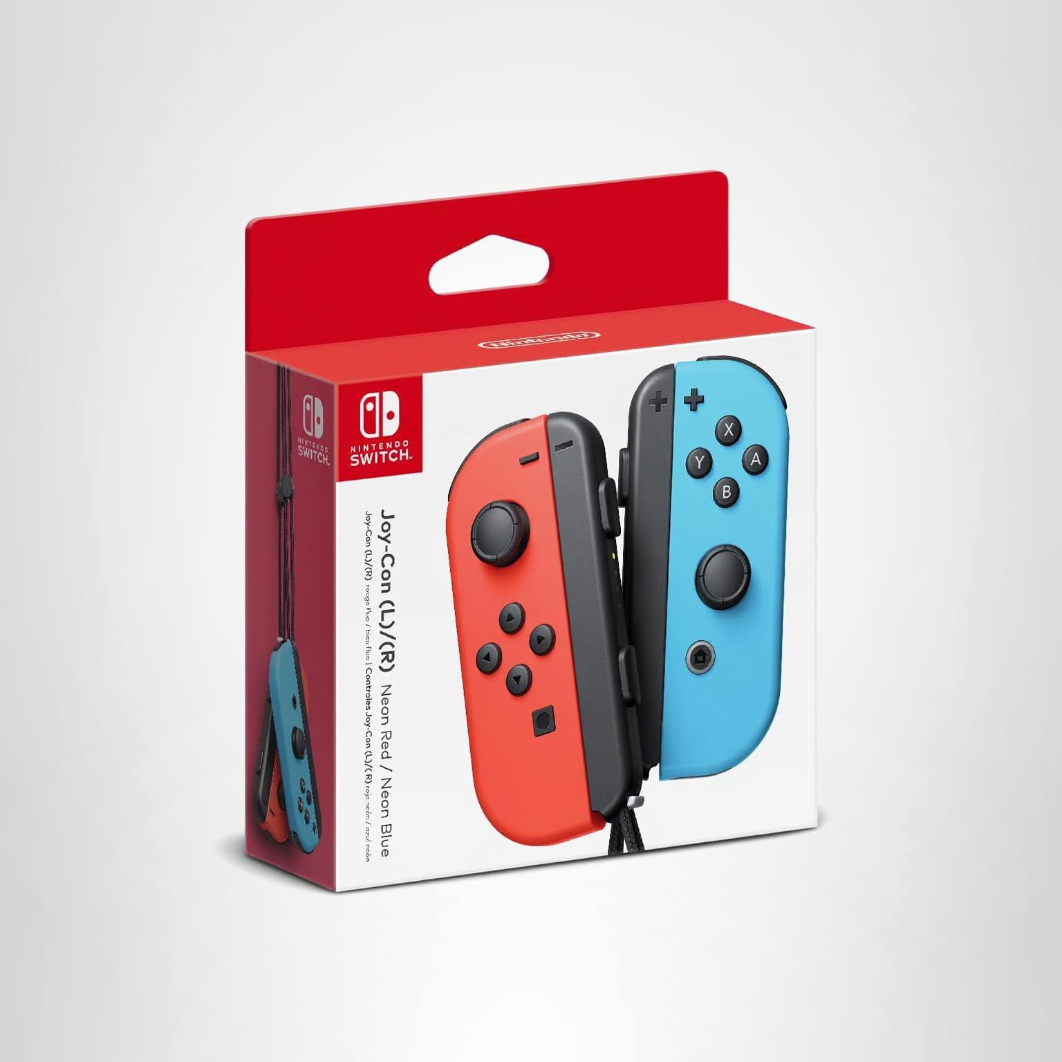 Amazon.com: Nintendo Joy-Con (L/R) - Neon Red/Neon Blue : Video Games